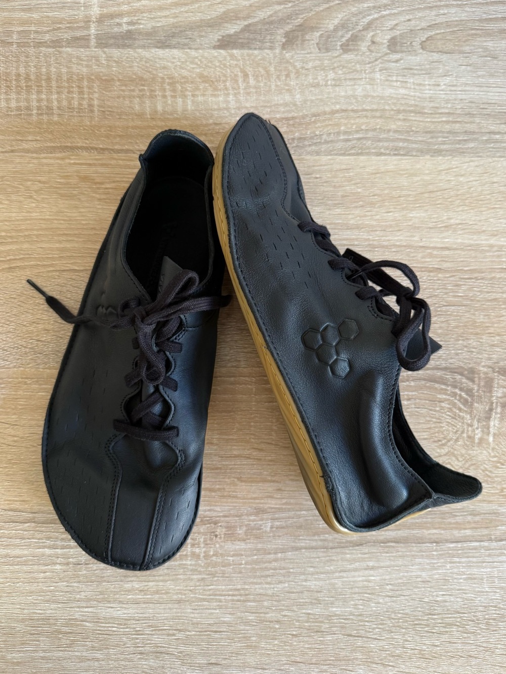Vivobarefoot Sensus black leather Barefoot Shoes men’s  sz 44/11